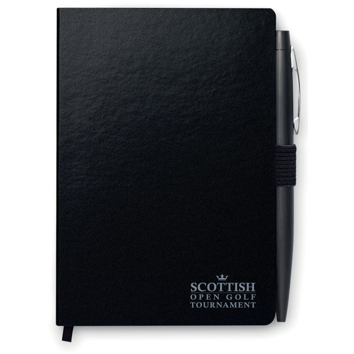 A5 Notebook with Ballpoint Pen