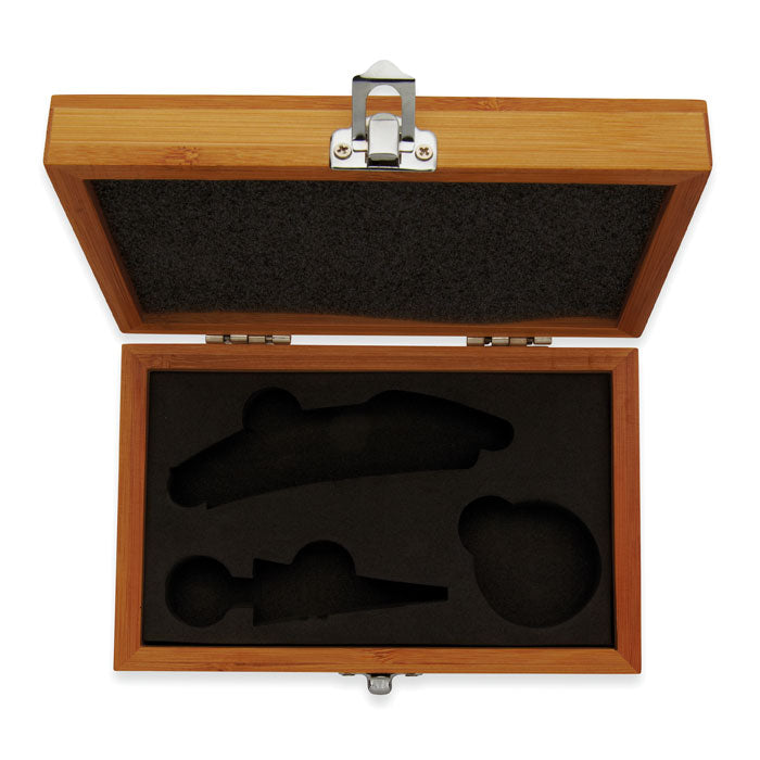 Wine Set in Bamboo Box
