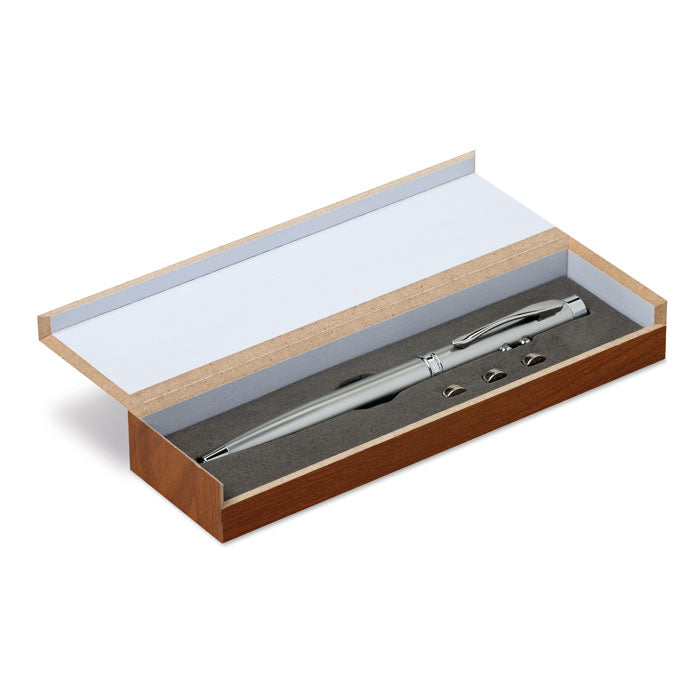 Laser Pointer Pen in Wooden Box