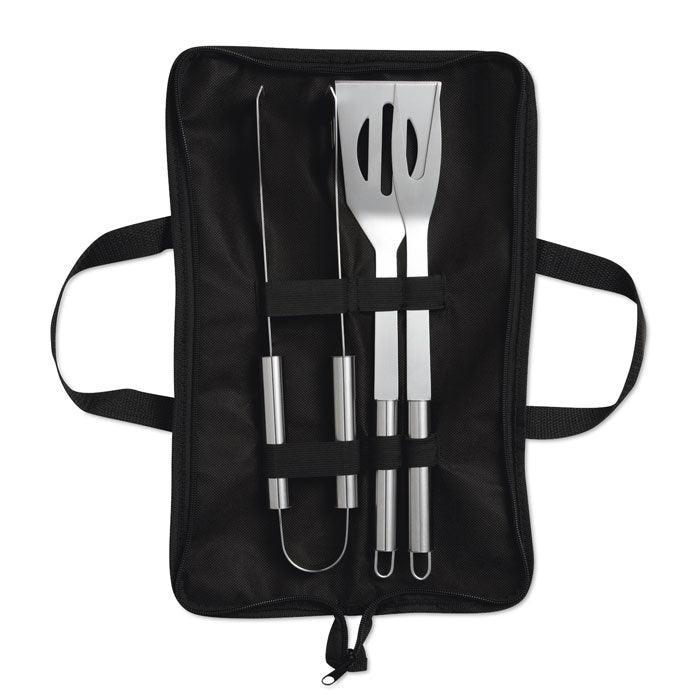 Stainless Steel Barbecue Tools Set in Pouch