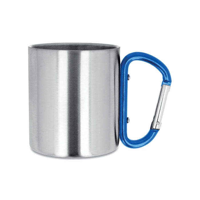 Metal Mug with Carabiner Handle