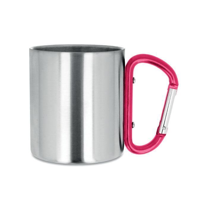 Metal Mug with Carabiner Handle
