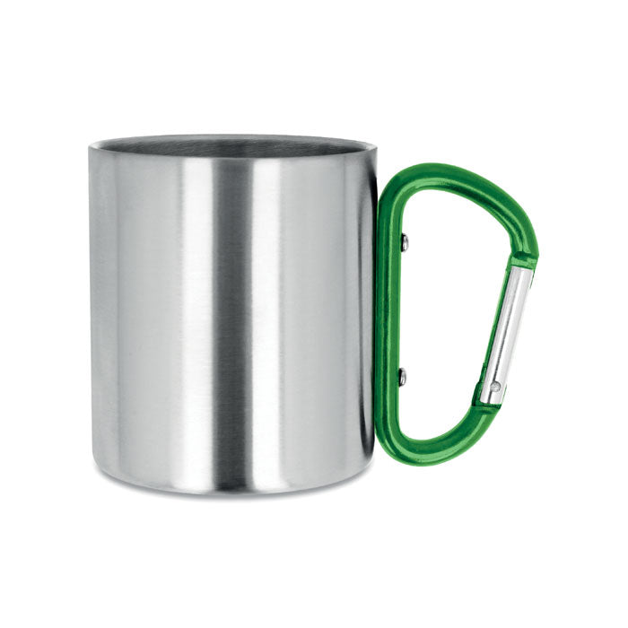 Metal Mug with Carabiner Handle