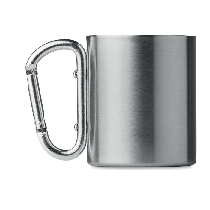 Metal Mug with Carabiner Handle