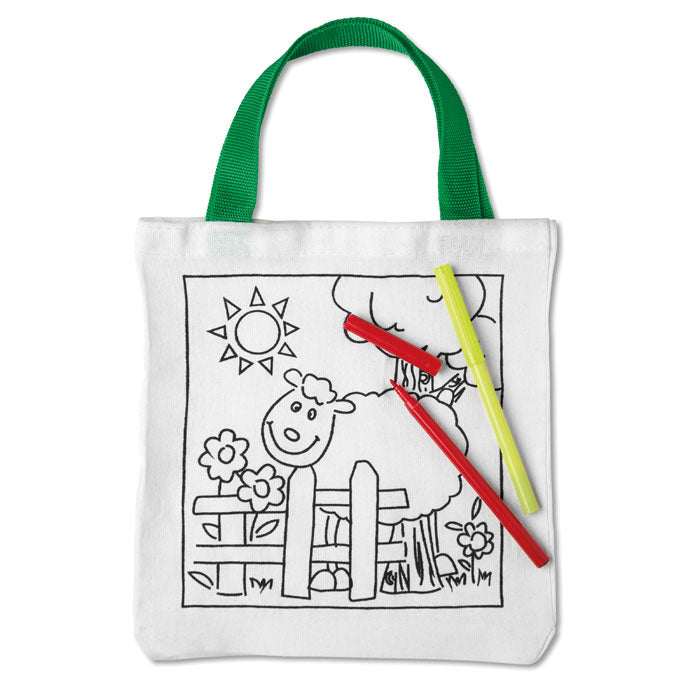 Tote Bag with Colouring Pens