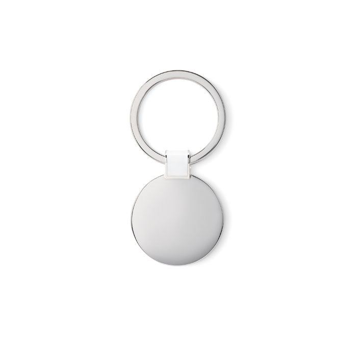 Round Metal Keyring