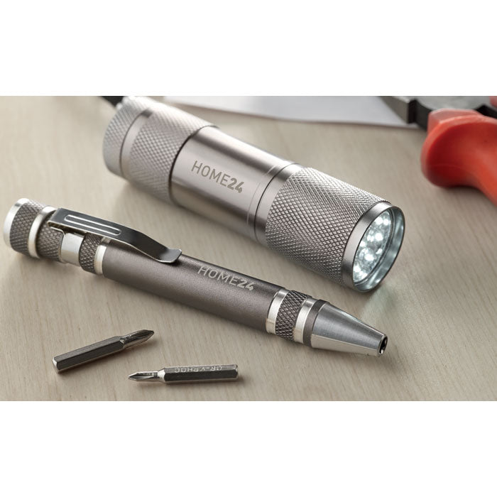 LED Torch and Multi Tool Pen Set
