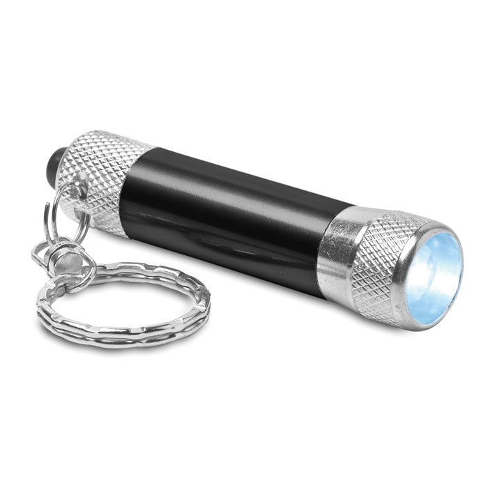 Aluminium LED Torch Keyring
