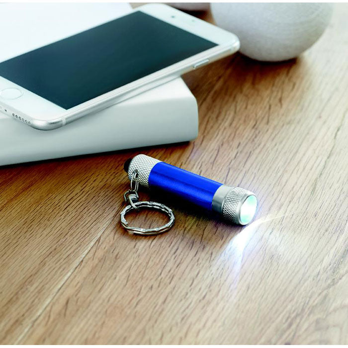Aluminium LED Torch Keyring