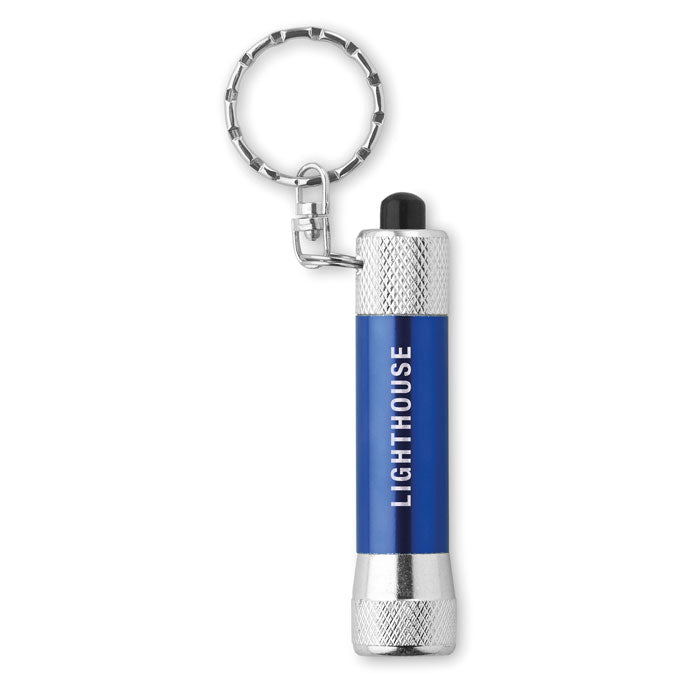 Aluminium LED Torch Keyring