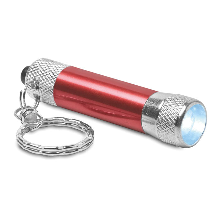 Aluminium LED Torch Keyring
