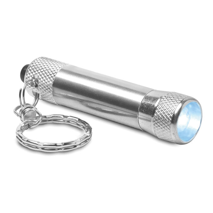 Aluminium LED Torch Keyring