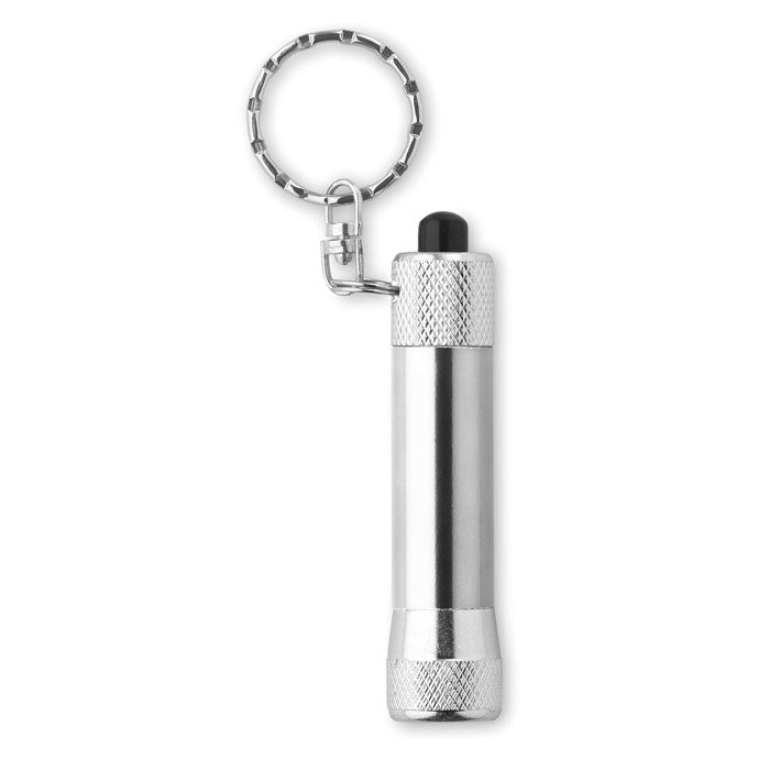 Aluminium LED Torch Keyring