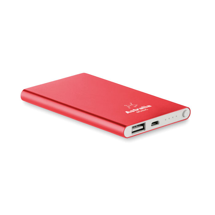 Flat Aluminium Powerbank