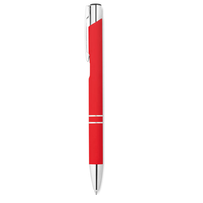 Push Button Ballpoint Pen with Rubber Finish