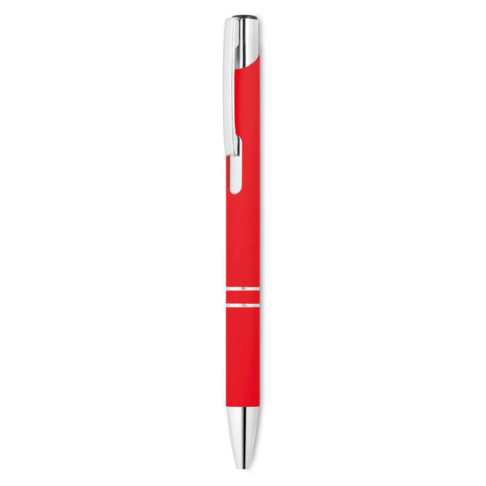 Push Button Ballpoint Pen with Rubber Finish