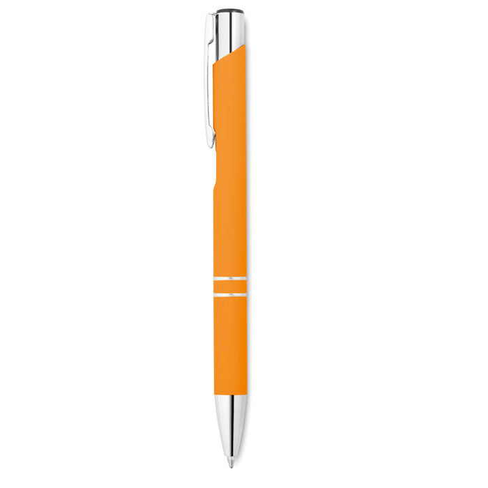 Push Button Ballpoint Pen with Rubber Finish