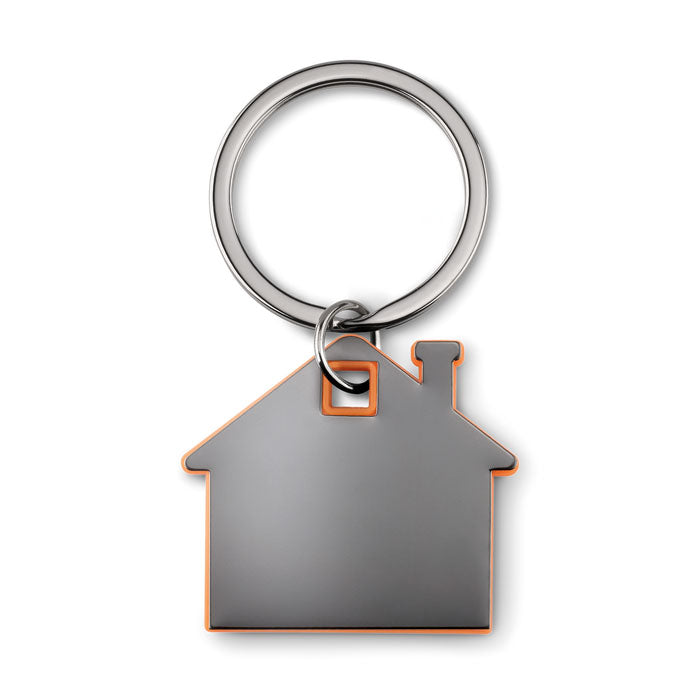 Plastic House Shaped Keyring