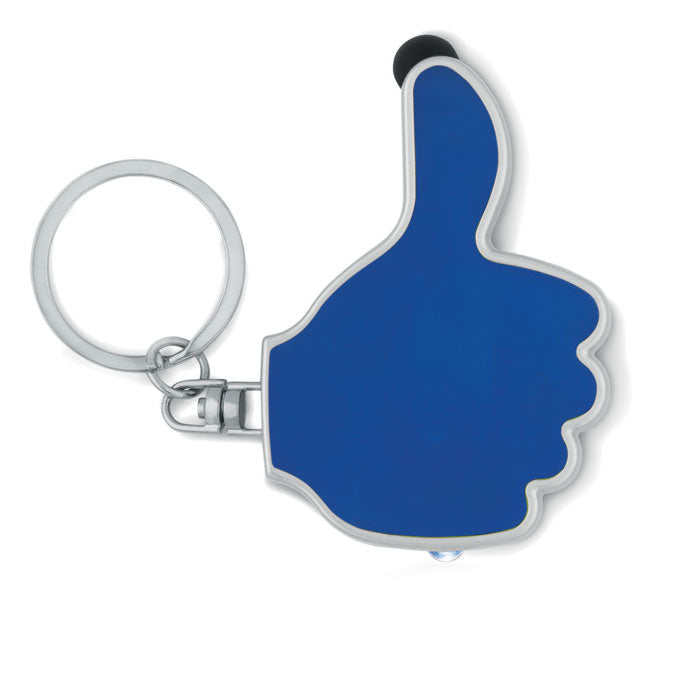 Thumbs Up LED Light Stylus Keyring