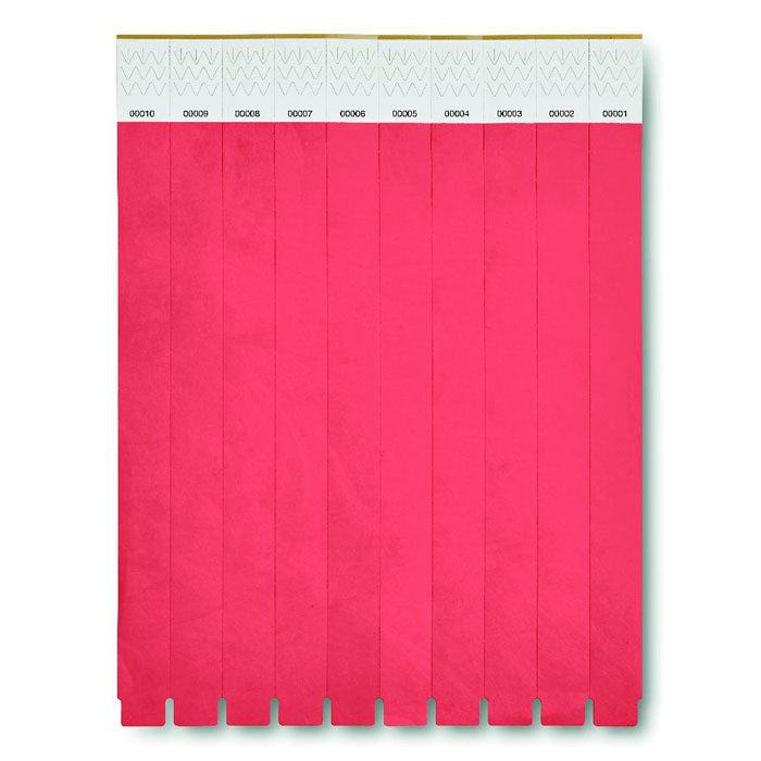 Sheet of 10 Wristbands