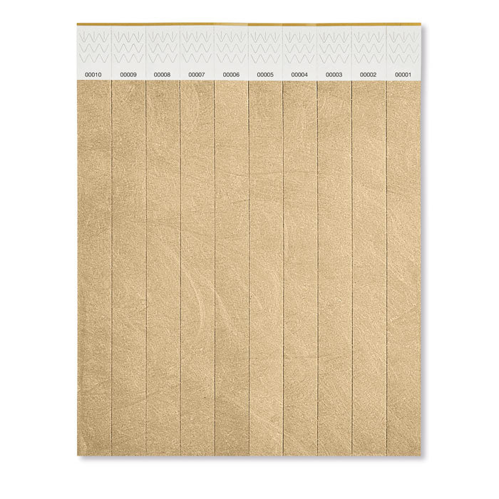 Sheet of 10 Wristbands