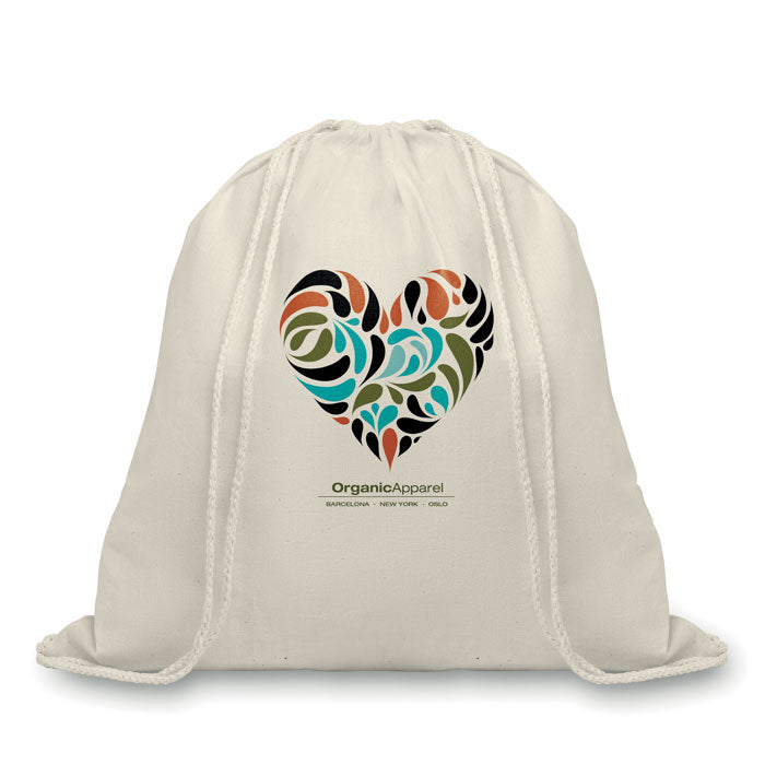 Natural Cotton Drawstring Bag