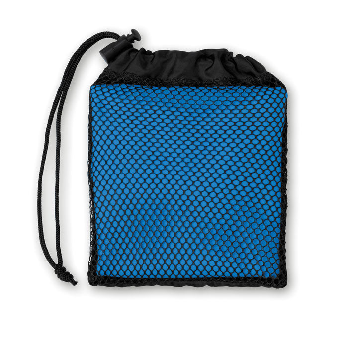 Microfibre Sports Towel in Mesh Pouch