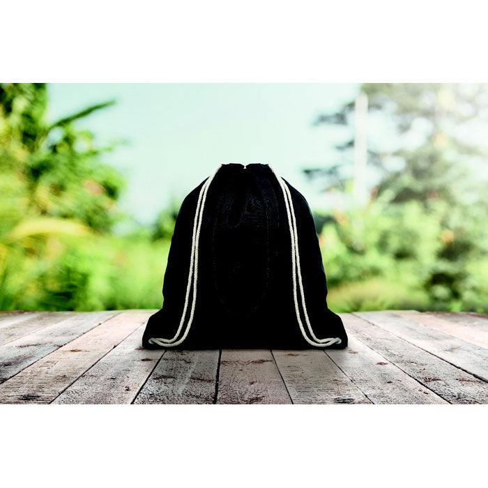 2-in-1 Canvas Shopper and Drawstring Bag