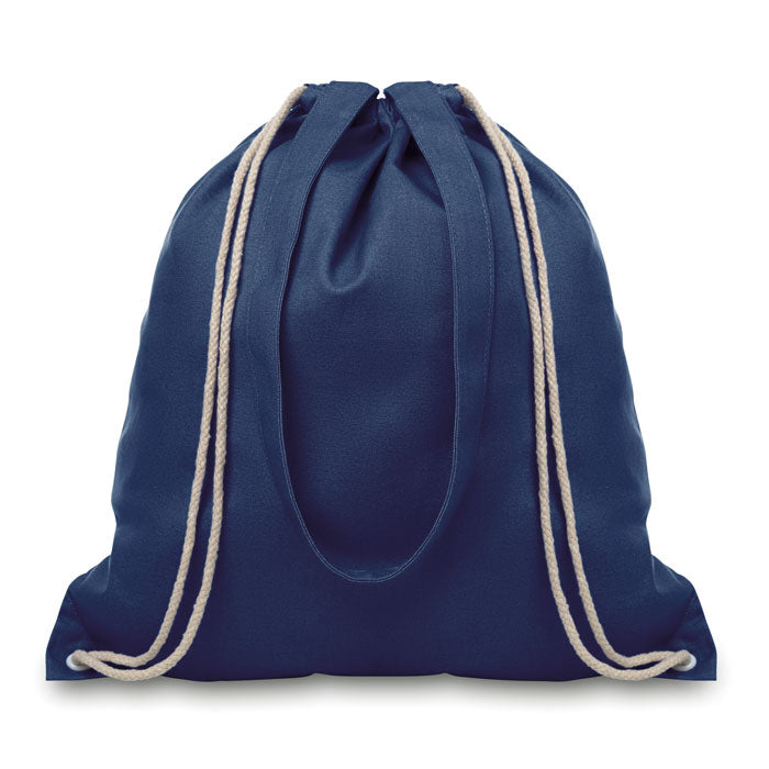 Canvas Shopping Bag with Handles and Drawstring