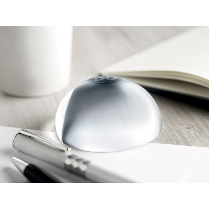 Glass Ball Paperweight and Magnifier