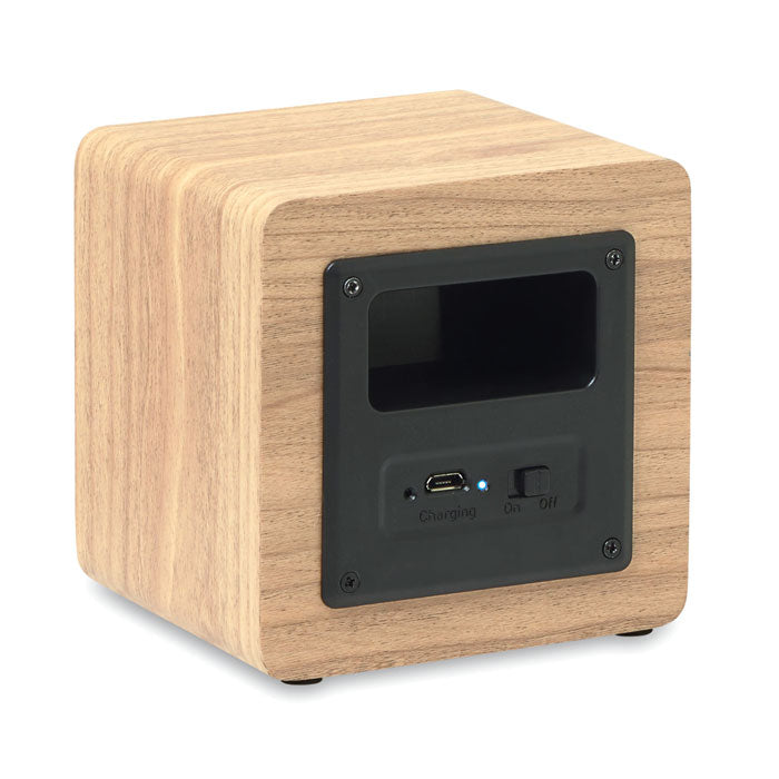 Wireless Rechargeable Wooden Speaker