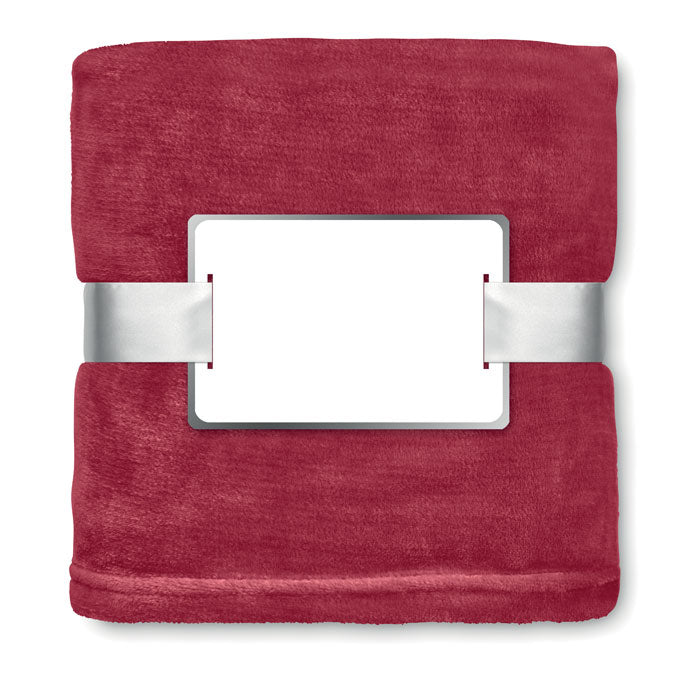 Fleece Blanket Wrapped in Ribbon