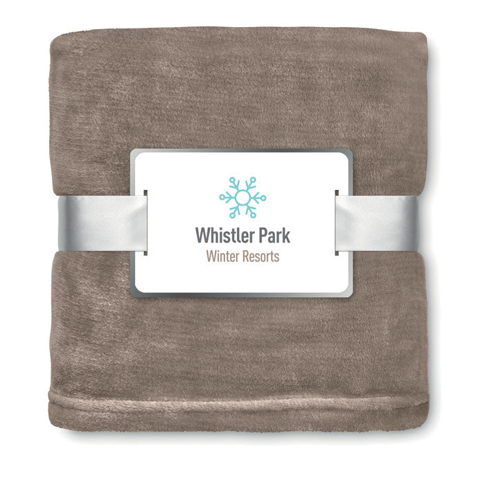 Fleece Blanket Wrapped in Ribbon