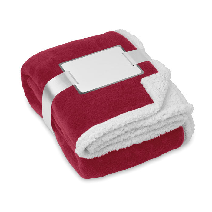 Coral Fleece Blanket with Sherpa Lining