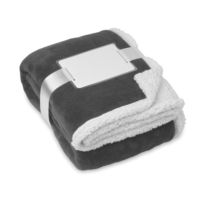 Coral Fleece Blanket with Sherpa Lining