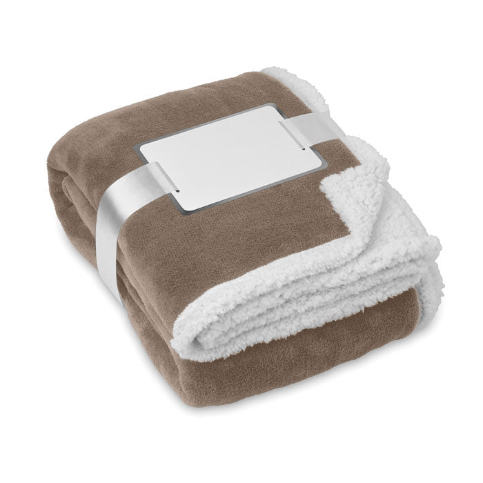 Coral Fleece Blanket with Sherpa Lining