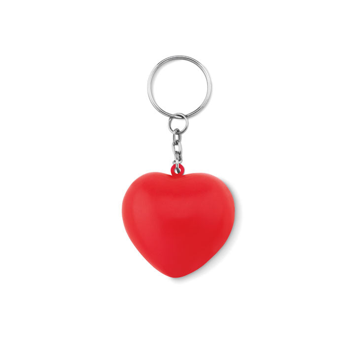 Keyring with Heart Accessory
