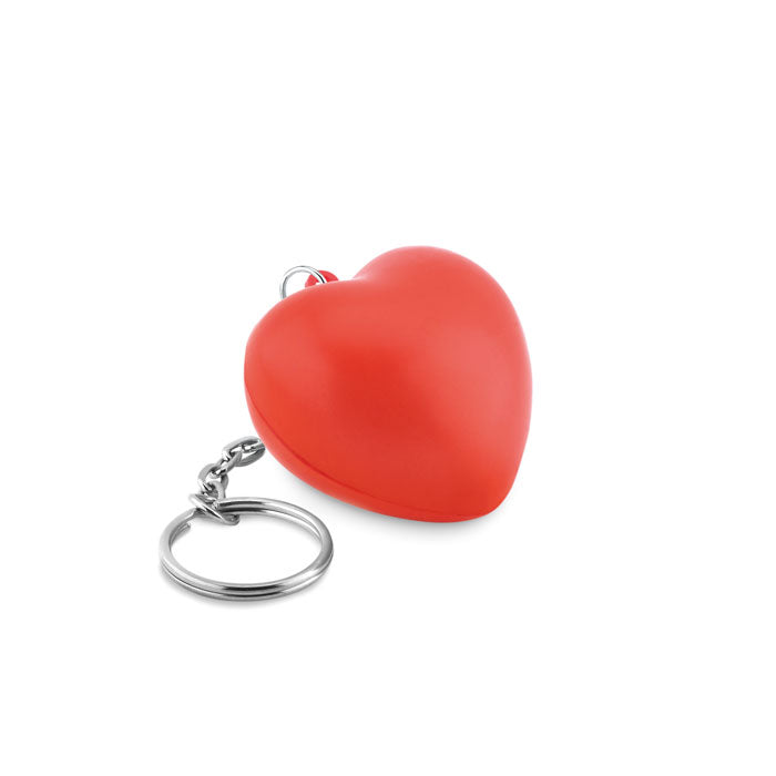 Keyring with Heart Accessory