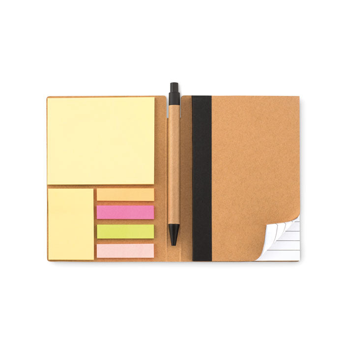 Notebook with Pen and Memo Pad