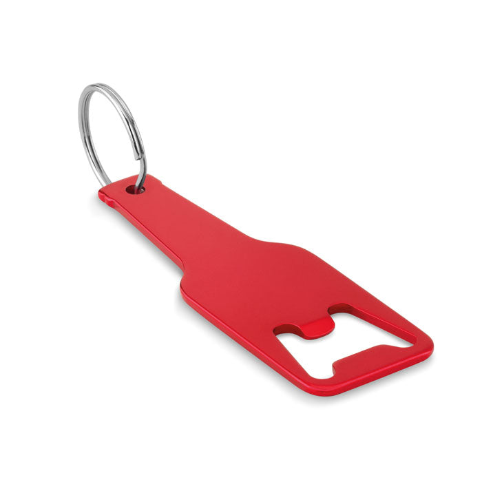 Aluminium Bottle Opener Keyring