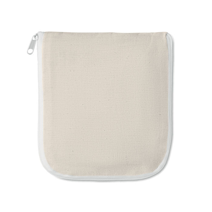 Foldable Cotton Shopping Bag with Short Handles
