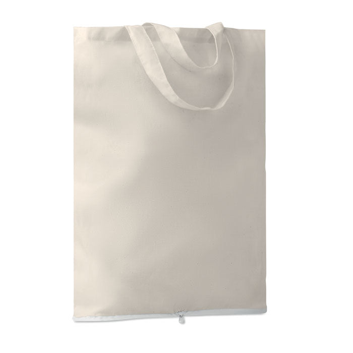 Foldable Cotton Shopping Bag with Short Handles