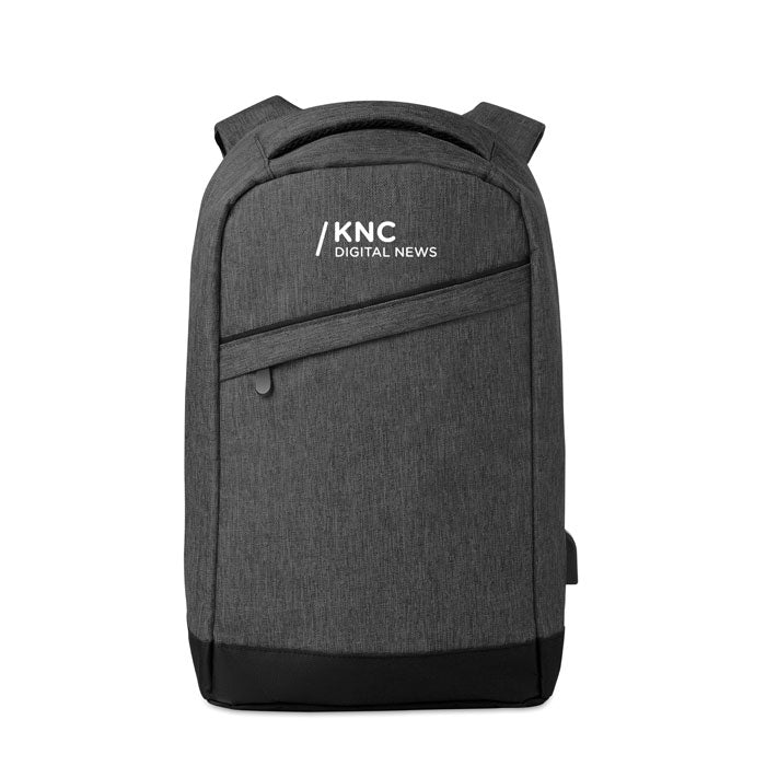 Polyester Backpack with USB Plug