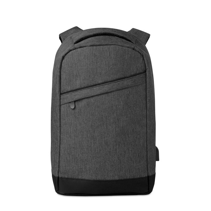 Polyester Backpack with USB Plug