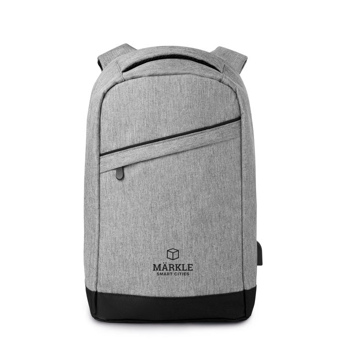 Polyester Backpack with USB Plug