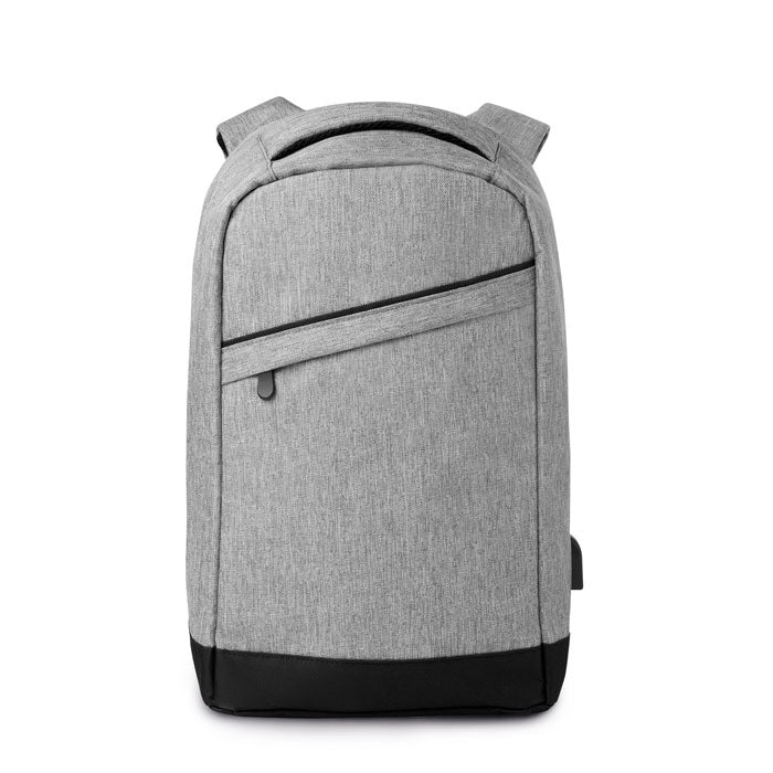Polyester Backpack with USB Plug