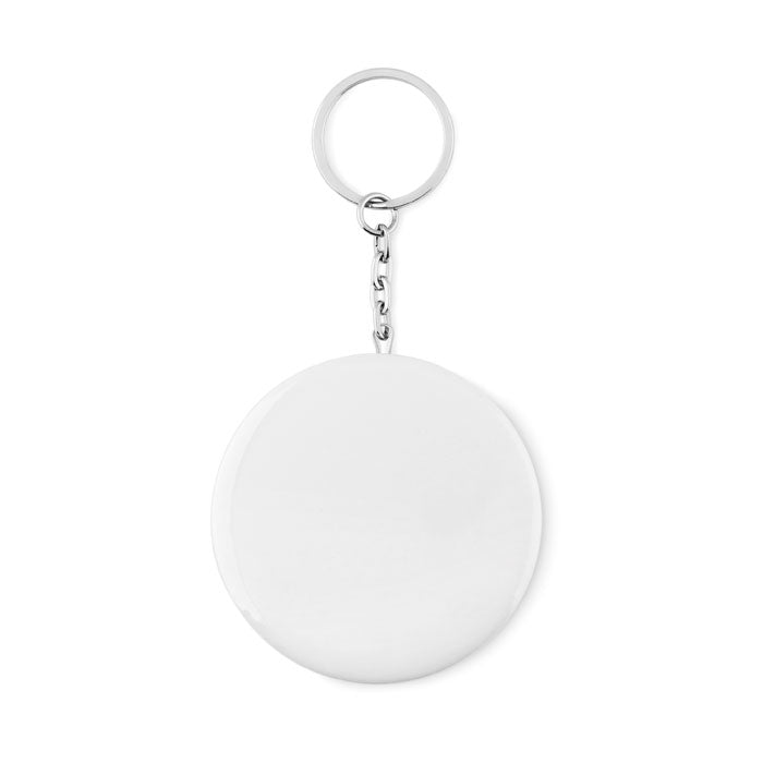 Keyring Pin Button with Bottle Opener