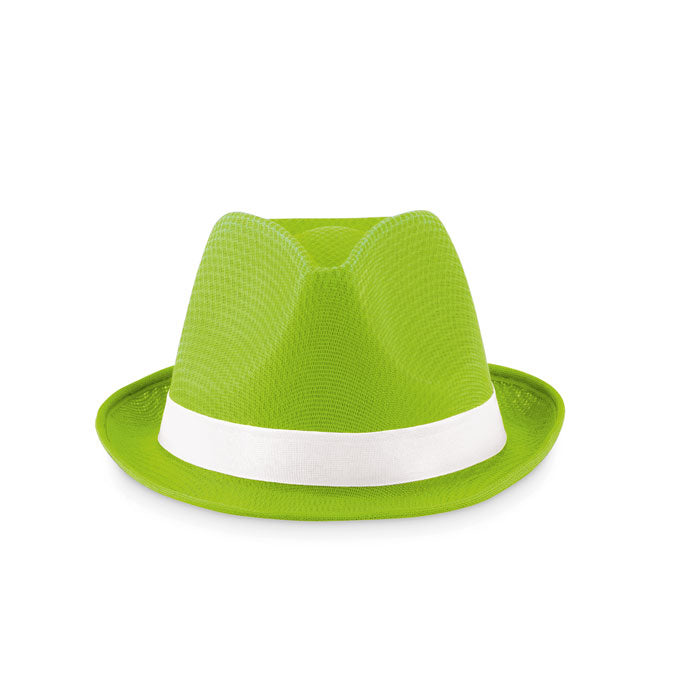 Coloured Polyester Straw Hat