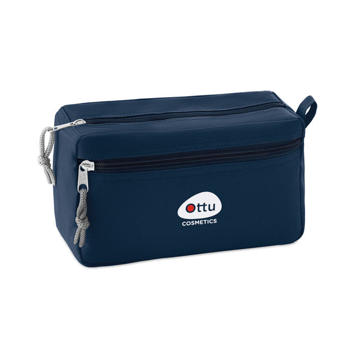 Double Zip Cosmetics Bag