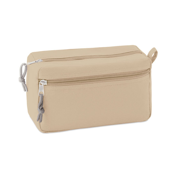 Double Zip Cosmetics Bag